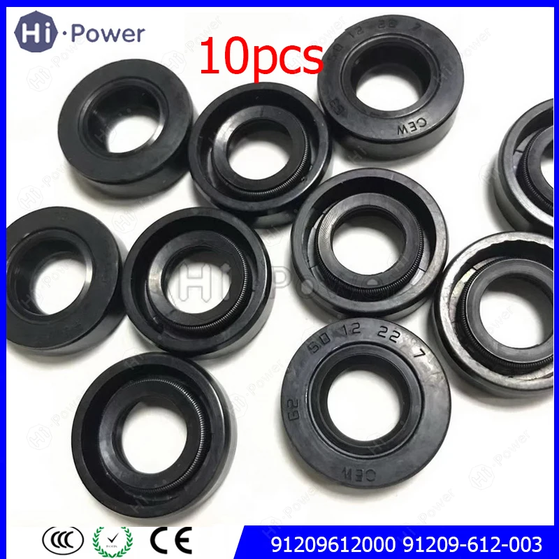 For HONDA CIVIC CRV 12-22-7 Car Accessories 91209612000 91209-612-003 91209612003 Transmission lever changing shaft oil seal