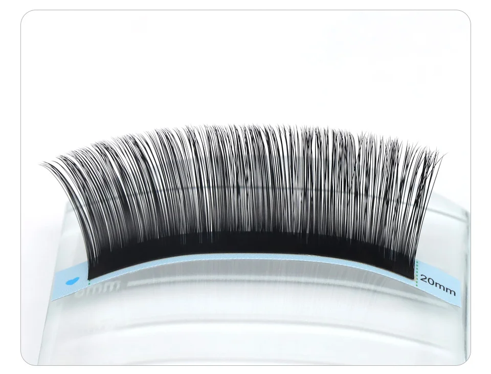 AGUUD 5 Trays/Lot 0.03 0.05 0.07 Russische Volumen-Wimpern Natürliche Weiche Nerz-Wimpernverlängerung J B C CC D Handgefertigt Einfach zu Fächernd – Detail 25