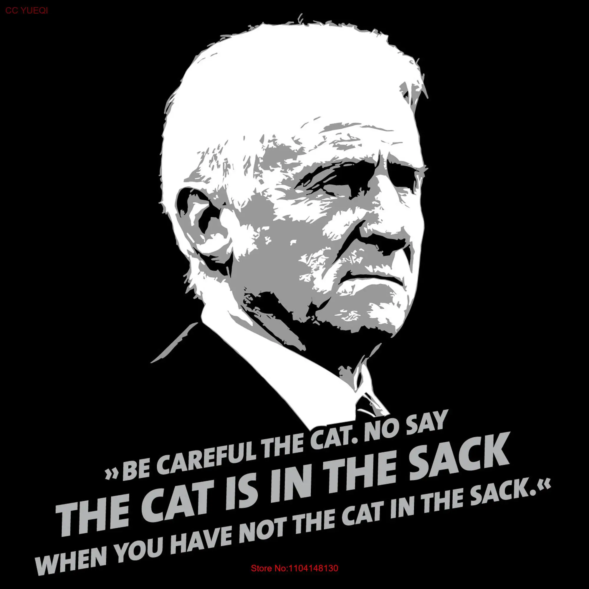 Giovanni Trapattoni the cat is in sack T Shirt long or short sleeves