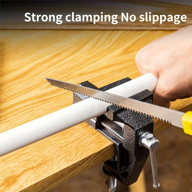 قطعة واحدة من ملزمة المقعد، ملزمة مقاعد صغيرة، كماشة ذات أنف مسطح دقيقة منضدة العمل، ملزمة مقاعد البدلاء شديدة التحمل من الدرجة الصناعية