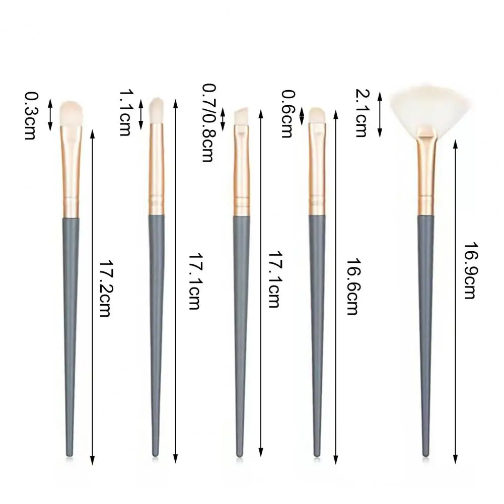 9/10Pcs/Set Makeup Brush Kit Foundation Loose Powder Eye Shadow Nose Shadow Blush Concealer Eyelash Detailing Cosmetic Brush