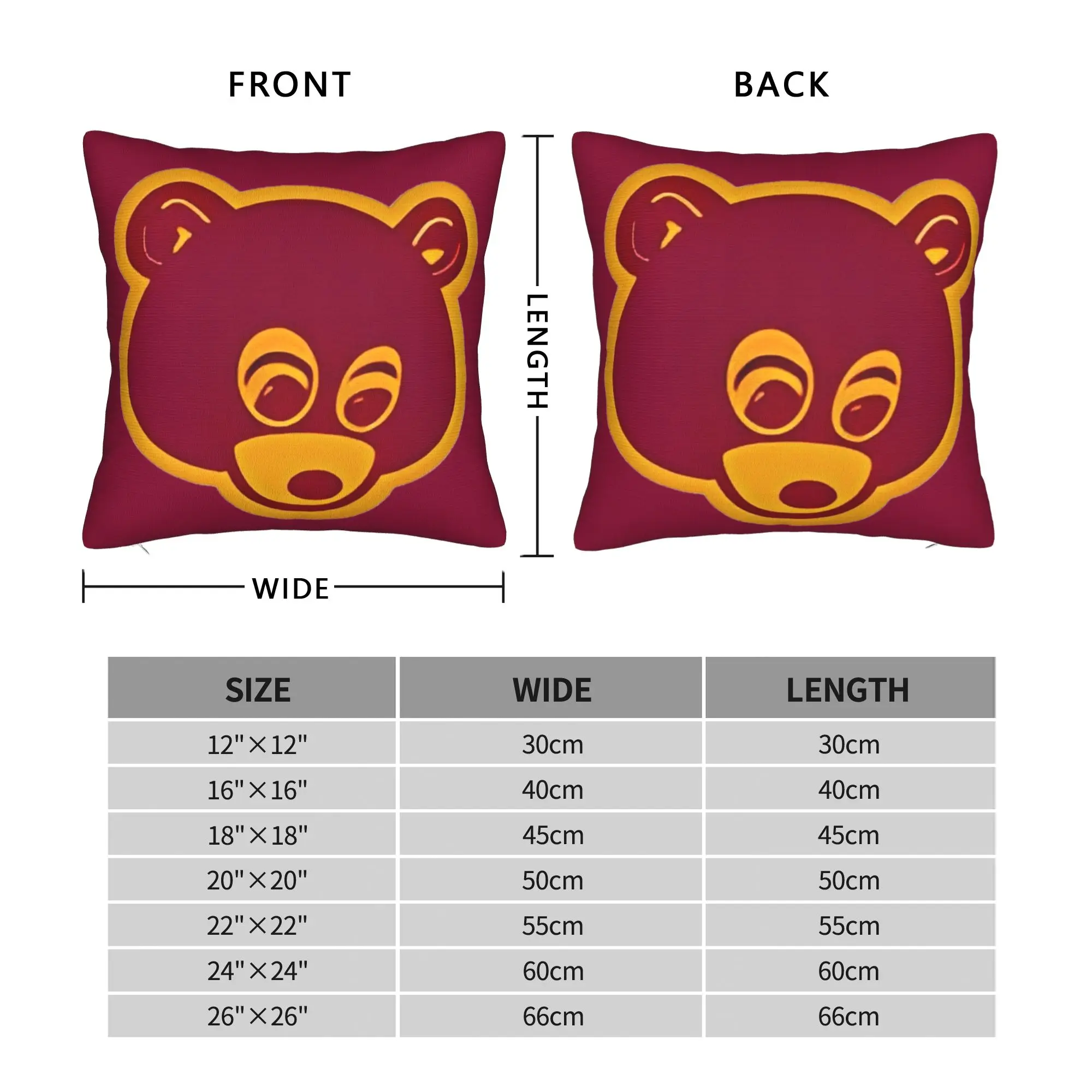 Kanye West Meme Pillow Case  Novelty Pillow Cover Square Pillowcases For Sofa Couch Bed Living Room