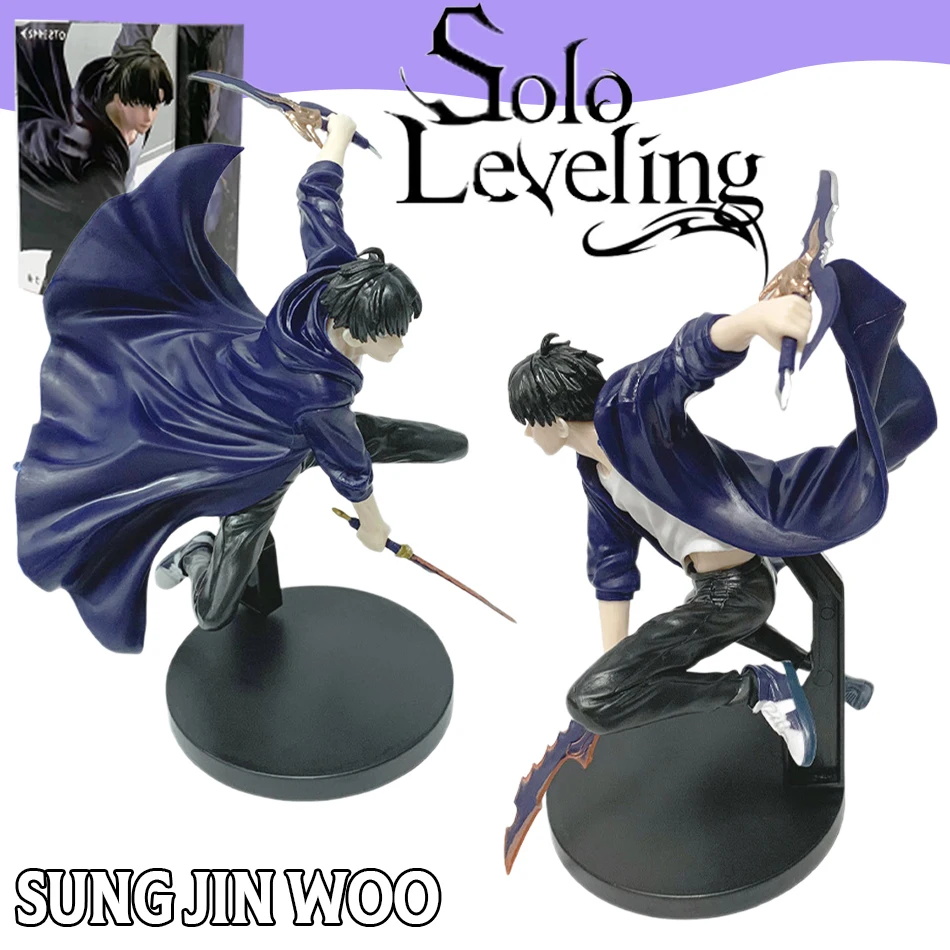 

In Stock Solo Leveling (Anime Version) Figure -Sung Jinwoo Action Figure 21cm PVC Collect Model Figure Display Anime Merchandise