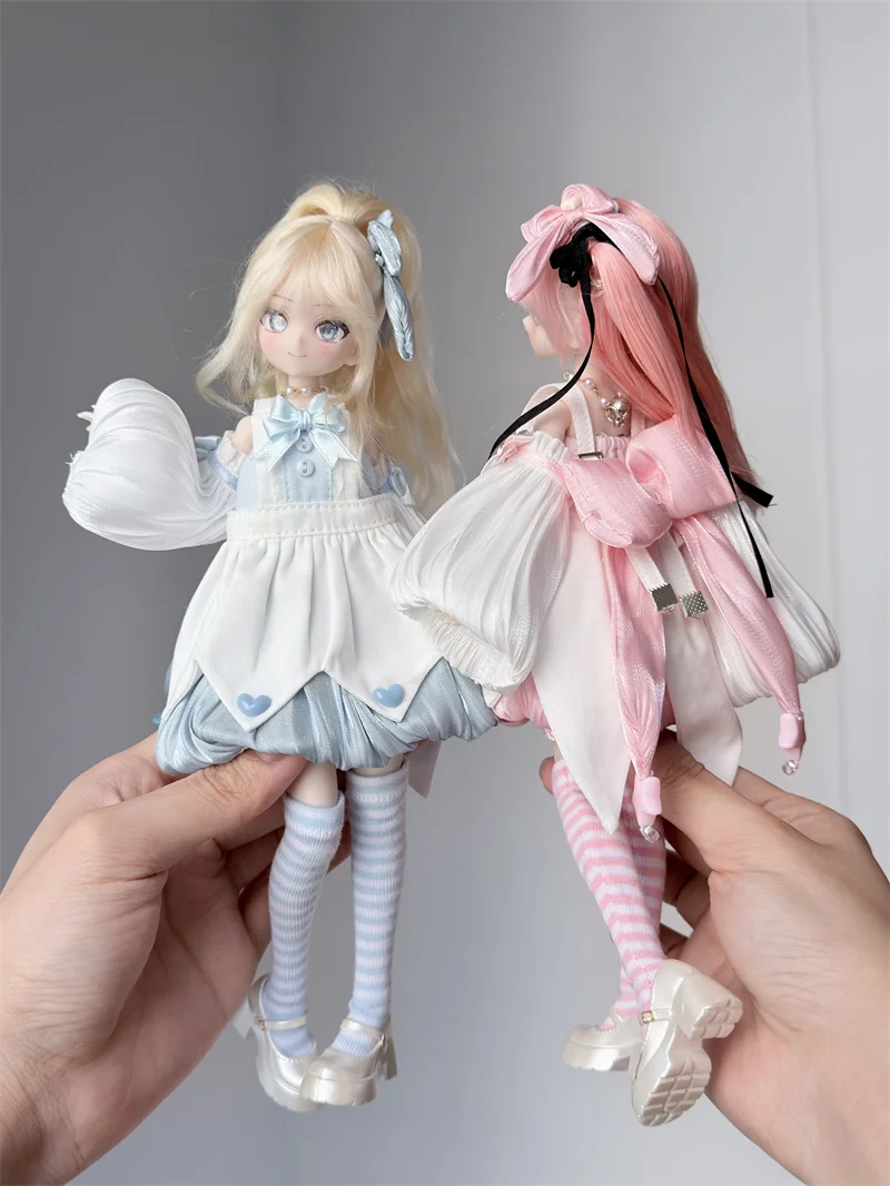 （customization 30day）BJD doll clothes suitable for azone ob22 ob24 size suspender skirt clothing set doll accessories (7 points)