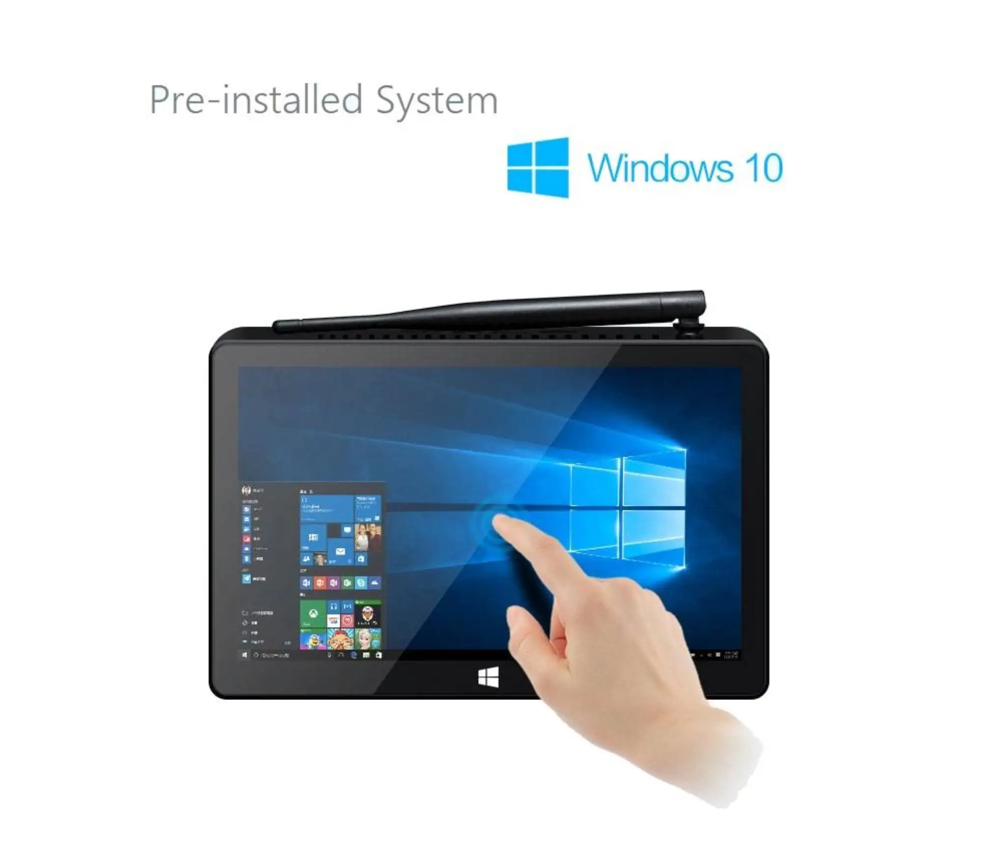 Mini-PC X8s 7" Zoll 2GB 64GB Intel Atom Quad-Core Windows All-in-One PC Desktop-Computer Gaming