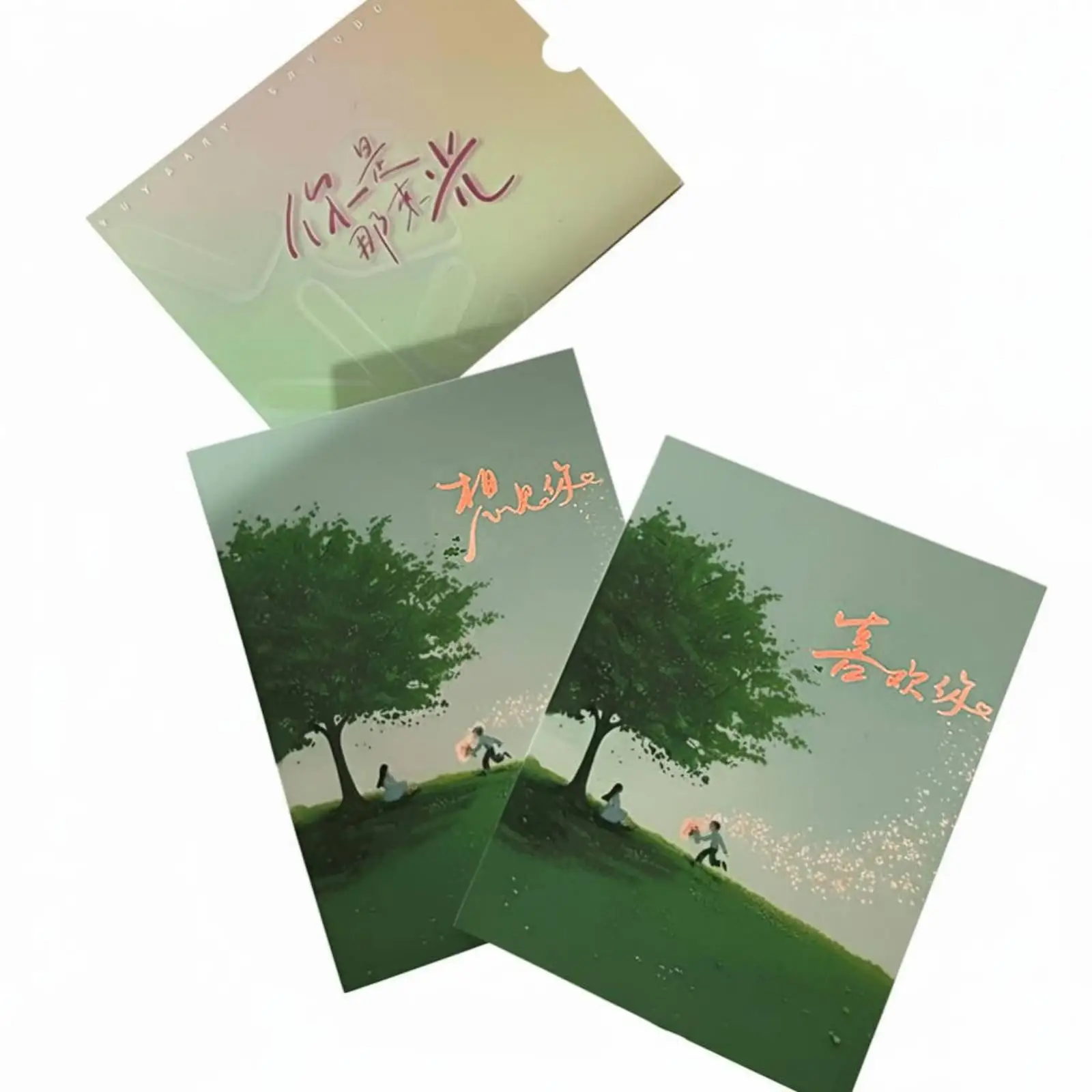 Personalized Greeting Cards for Birthday Gift Paper Light Sensing Romantic Message Card for Couples