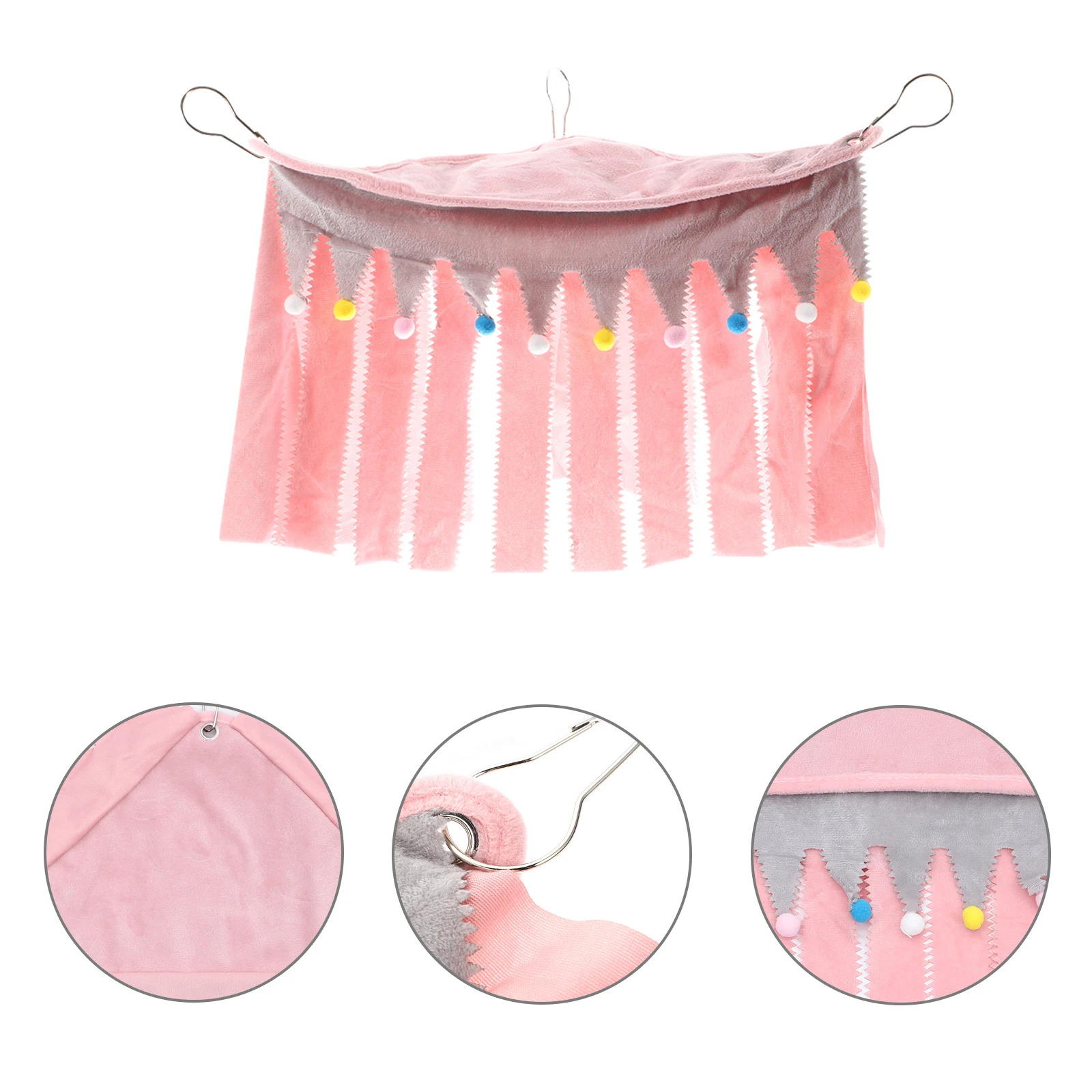 

Pet Hammock Hut Nest for Hamster Small Animal Hideaway Comfortable Cage Bedding Supply for All Seasons