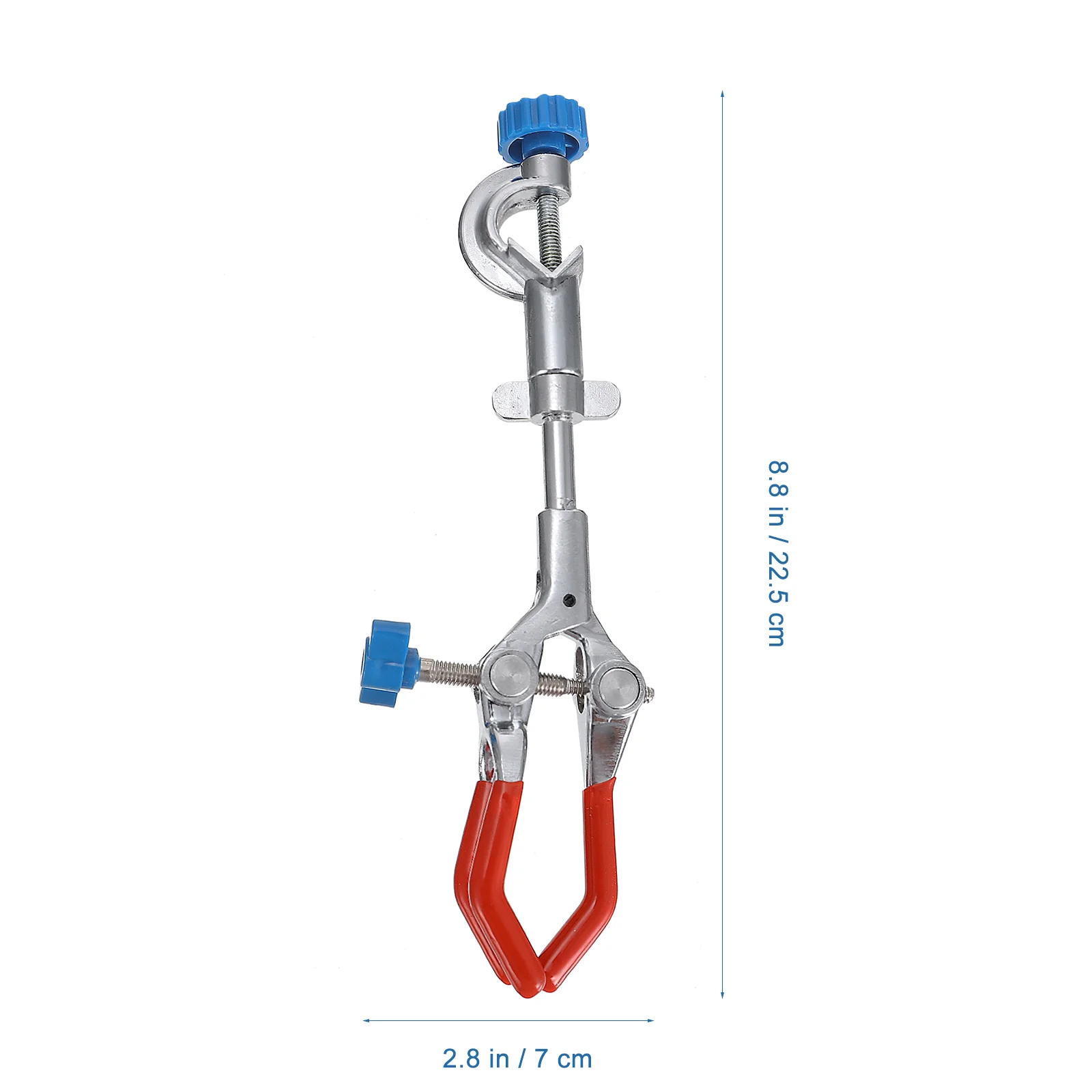 3-jaw Clamp ผู้ถือหลอดทดสอบ Extension Flask คลิปคอนเดนเซอร์ห้องปฏิบัติการการการทดลองอุปกรณ์สารเคมี