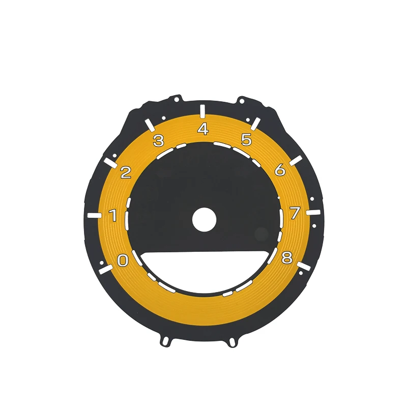 For Porsche 911 992 2019-25 Car Instrument Gauge Cluster Face Overlay Stopwatch Paper Mileage Replacement Interior Modification