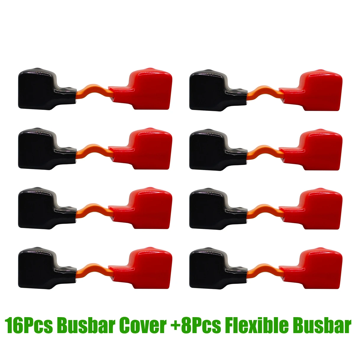 Flexible Busbar 300A LiFePO4 Battery Accessories Lithium Straps Clips Stud Connecting Bar Pure Copper LFP 280K 280Ah 310AH 320AH