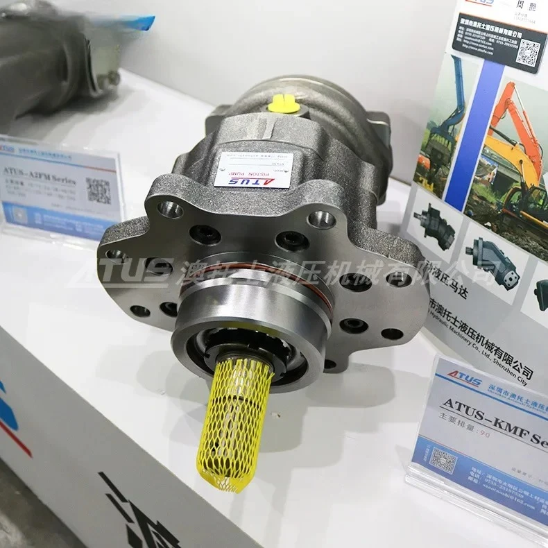 Hydraulic motor Customized KMF90 high-speed motor, pile driver vibration motor, curved shaft plunger quantitative motor
