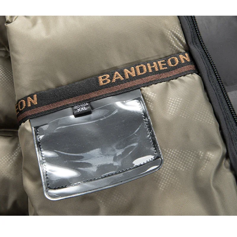 الفراء طوق سترات الرجال الشتاء رشاقته ملابس خارجية غير رسمية سترة الرجال سليم أبلى مقاوم للماء الدافئة أبلى مبطن معطف منتفخ