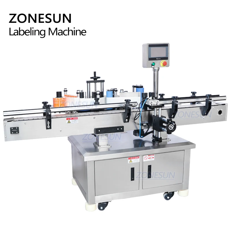 Zonesun ZS-TB260R otomatis bulat Label botol aplikator mesin pembungkus mesin Label Dispenser mesin Label