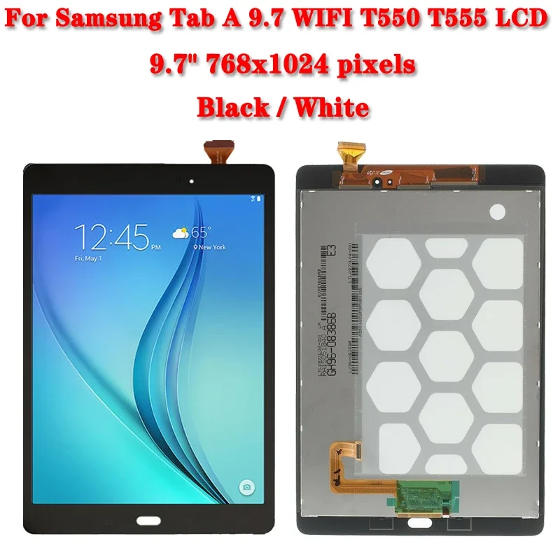 Imagem -02 - Visor Lcd Digitador da Tela Táctil Samsung Tab a 9.7 Sm-t550 Sm-t555 Sm-t551 T550 T555