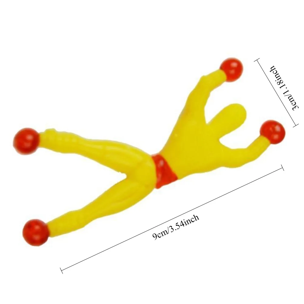 Sticky Wall Climbing Man Toy Stress Relief Venting Figure Classic Retro Spider Man Kids Party Favor Small Novelty Toys