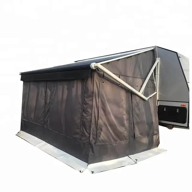 Outdoor 3-4 Person Caravan Car RV Awning Room Tent Accessories for Caravan RV Vehicle view 3