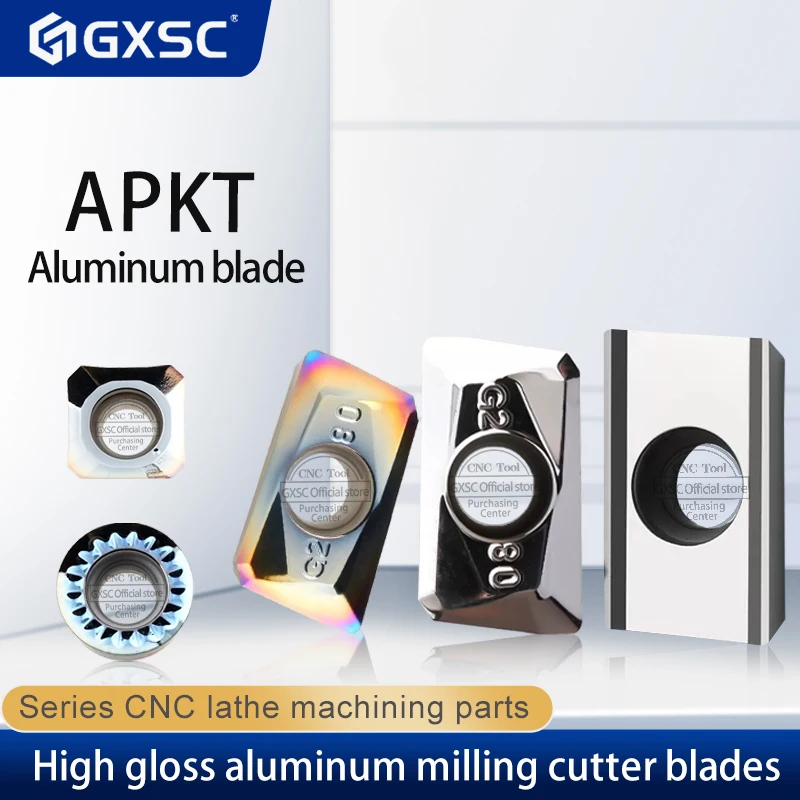 Milling Insert APGT RCGT SEHT APKT1135 1604High Quality Blades For Aluminium Carbide Insert CNC Lathe Tools R5 Round Blade Grain