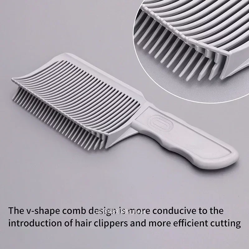 Barber Fade Comb Professional Hairdressing Tool for Gradual Hair Blending Heat Resistant Brush for Men's Tapered Haircuts