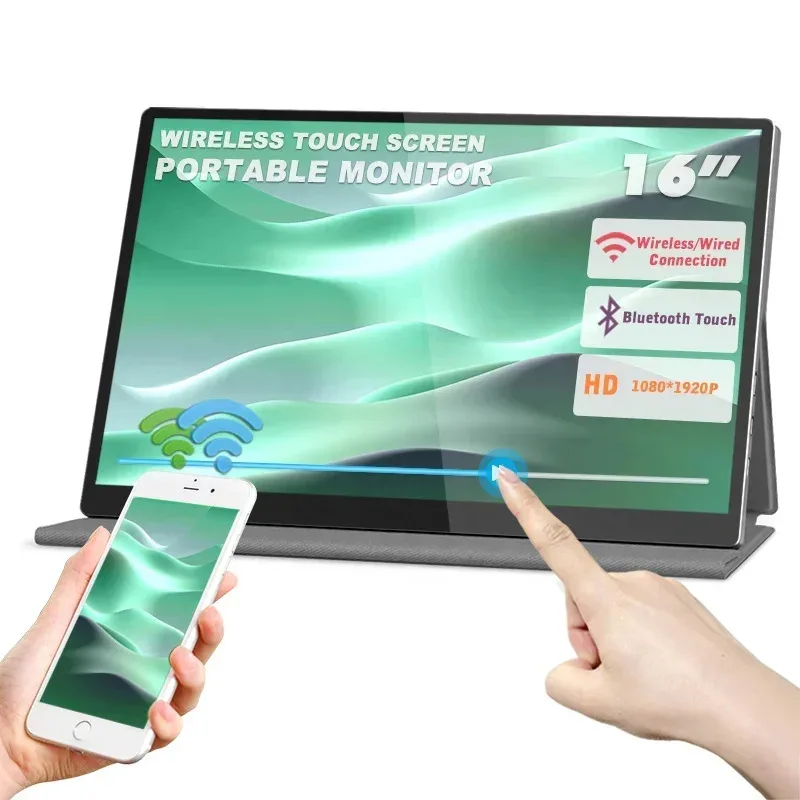 الشركة المصنعة Oem 13.3 15.6 16 17.3 بوصة شاشة محمولة FHD Type-c USB لشاشة ألعاب الكمبيوتر المحمول المحمول 1080p 4K PC شاشة LCD