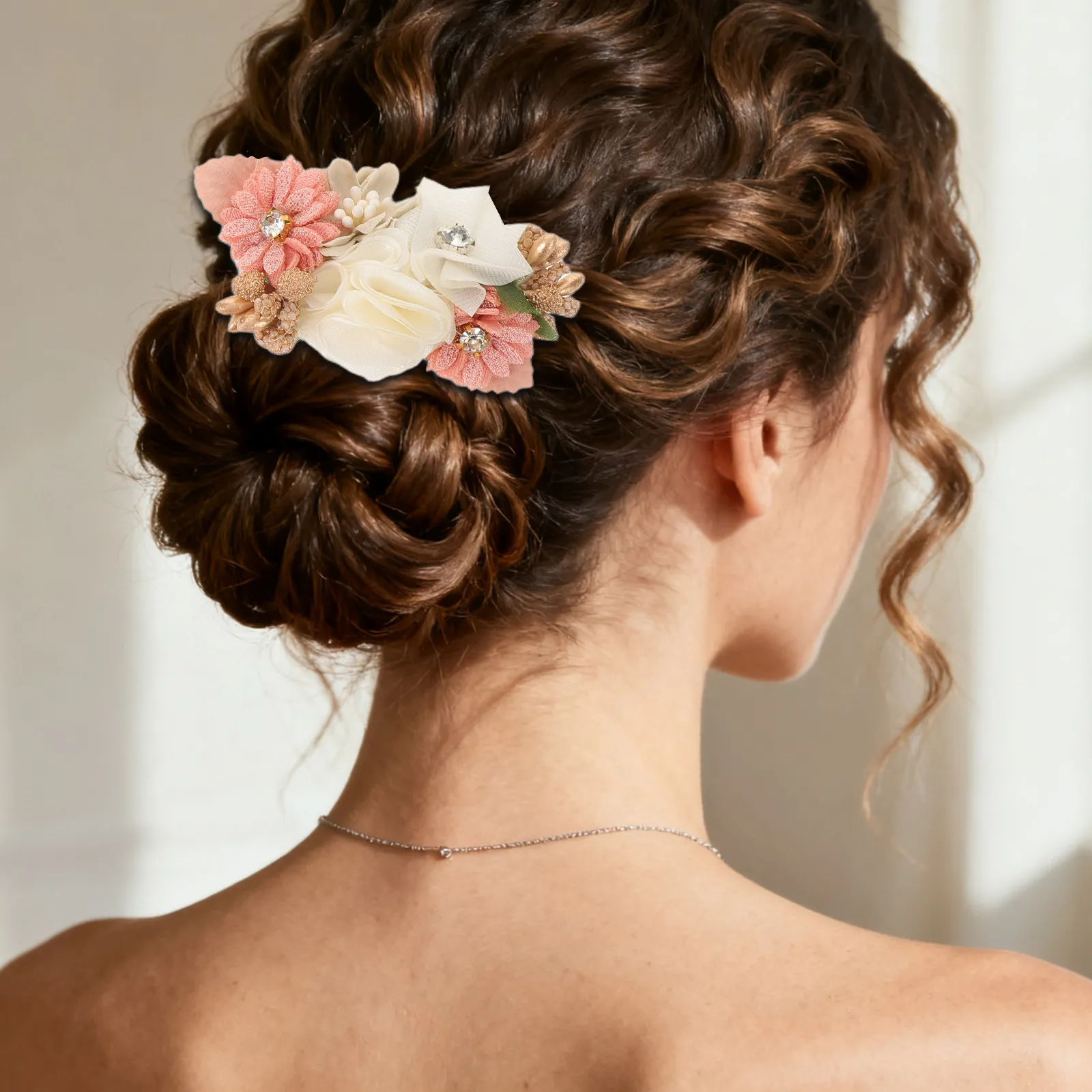 

6 шт. искусственных цветочных резинок для волос, мини-резинки для хвоста, бесшовные эластичные резинки для волос, скранчи