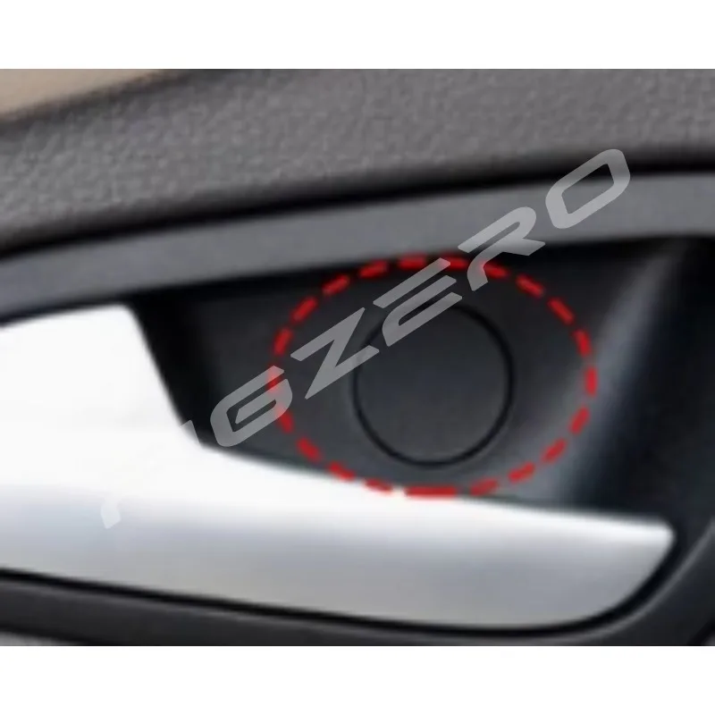 Inner Pull Handle Screw Cover Button Handles Small Round Door Puller Cap for Ford Focus 2012 2013 2014 2015 2016 2017 2018 - view 3