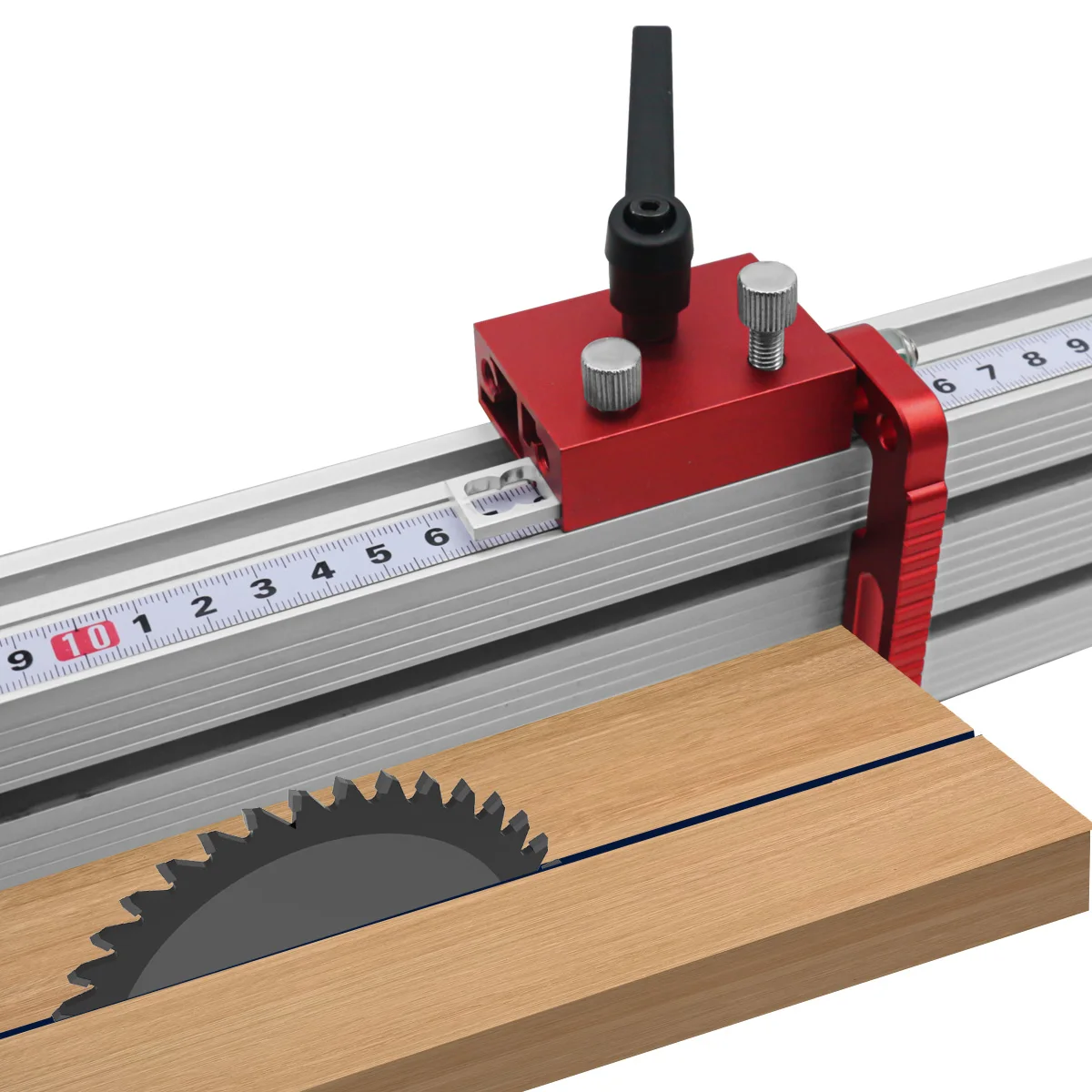 Miter Track, 75 Type Aluminum Miter T-Track,T-Slot Miter Track Jig,Woodworking Table Saw Mini T Track Rail for Fence Fixture