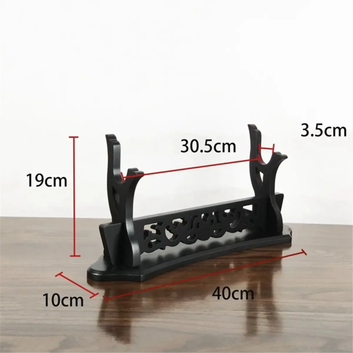 COFA Katana Stand Holder Wooden Shelf Rack Support Room Decoration Cradle Organizer