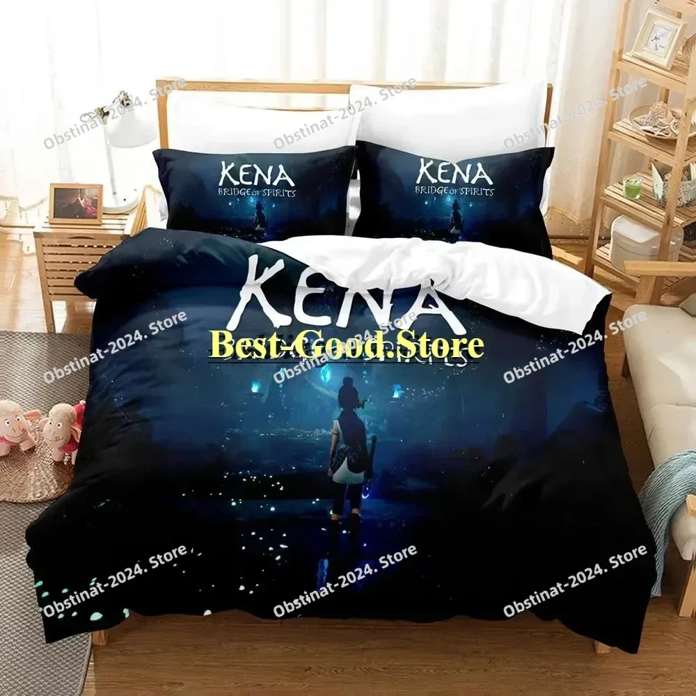

2023 Kena Bridge Of Spirits Bedding Set Single Twin Printed With Pillowcase Bed Duvet Cover Single Double Queen Super King Size