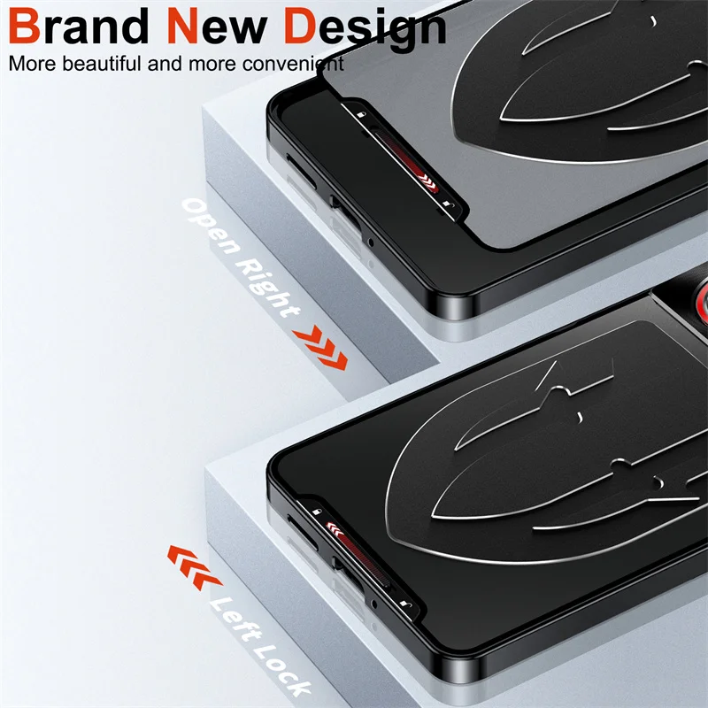 Metal Border Breathable And Heat Dissipating Phone Case For ZTE Nubia Red Magic 9 Pro Z60Ultra ultra-thin Anti Drop Phone Case