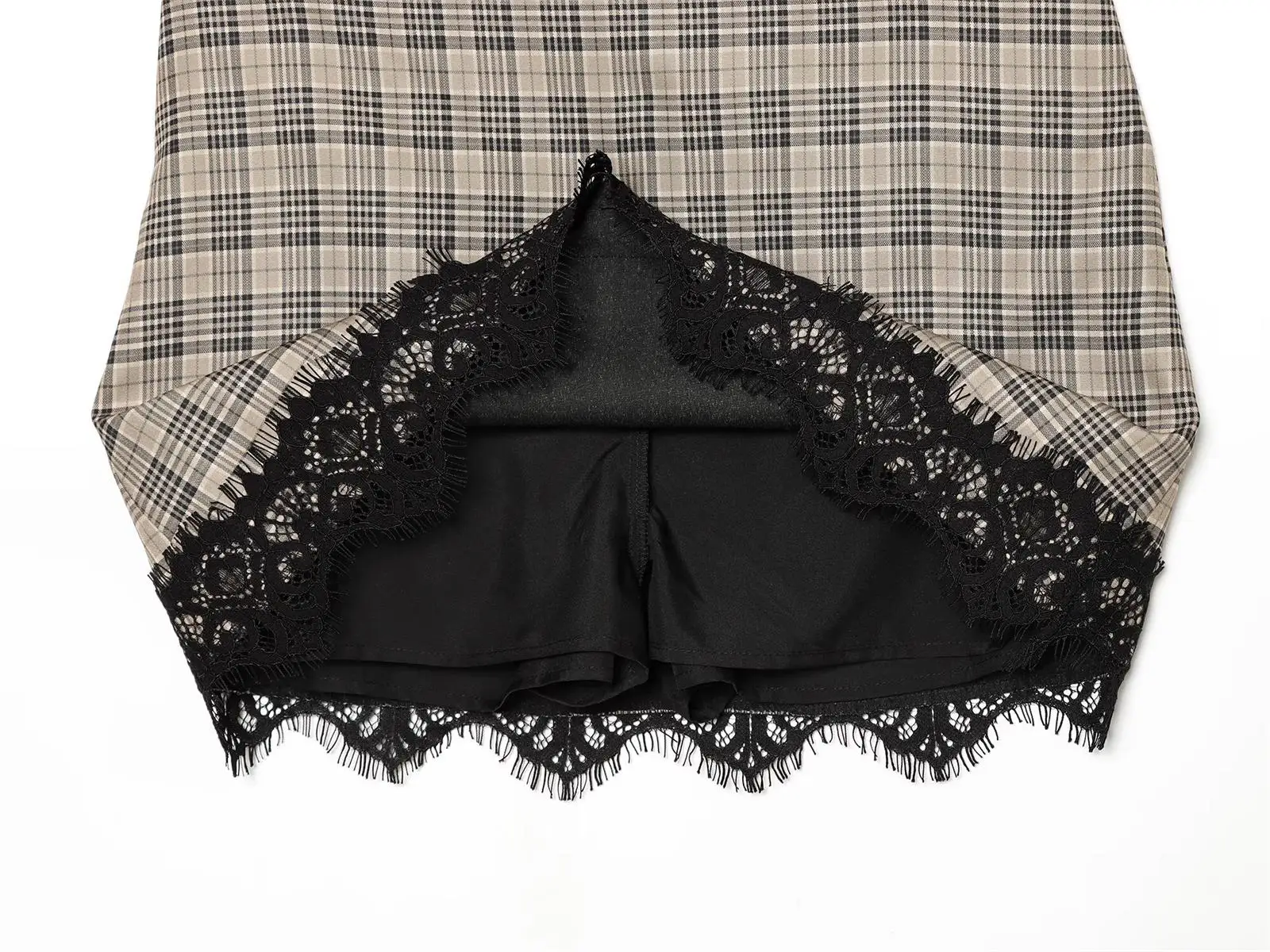 2026 Damen-Minirock mit hoher Taille, kurze gerade Shorts-Röcke, neue Spitze, elegant, Streetwear, lässiges Damen-Outfit – Detail 16