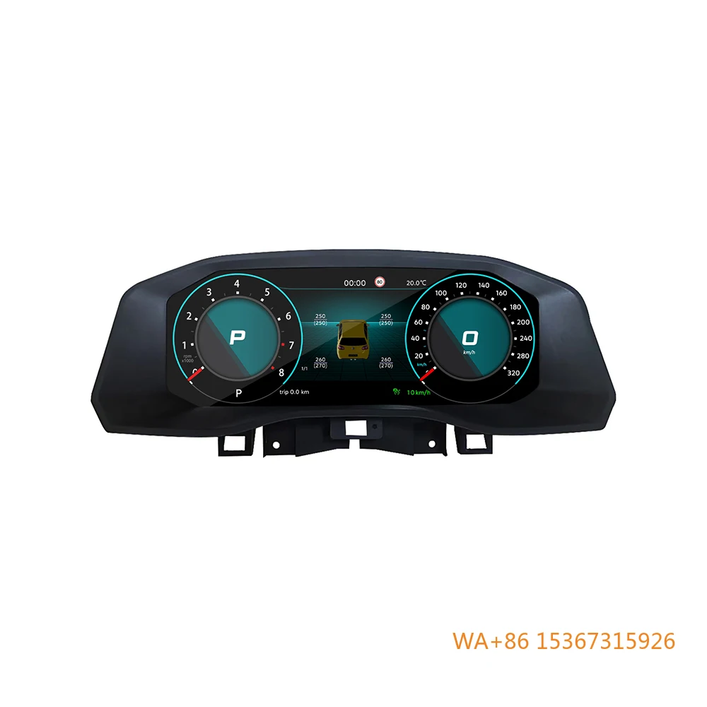 

12.3inch Car LCD Dashboard Digital Cluster Instrument Digital Dashboard Linux System for 2017-2020