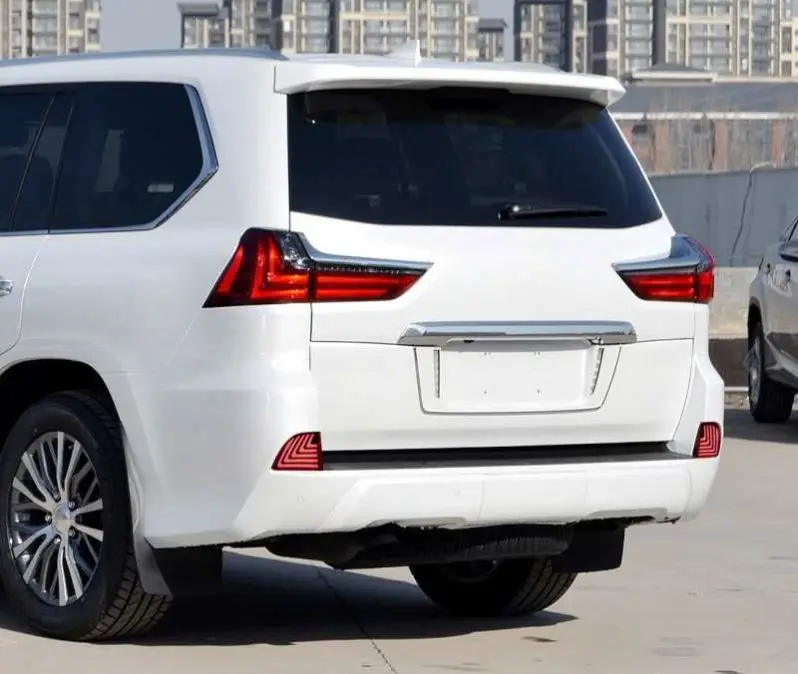 LUMA 2X Red LED Tail/Brake/Sequential Signal Bumper Reflectors Rear Fog Light Fit For 2016-2021 LEXUS LX570