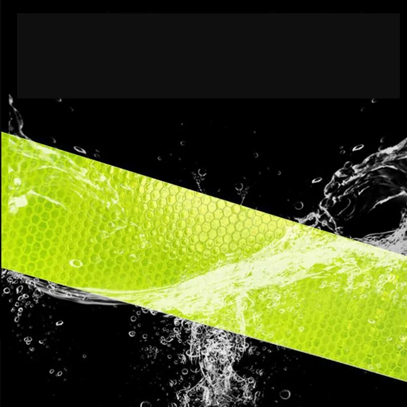 Solid Color Reflective Stickers Personality Waterproof Car Class Modification Warning Signs Highlighting Safety Reflective Strip