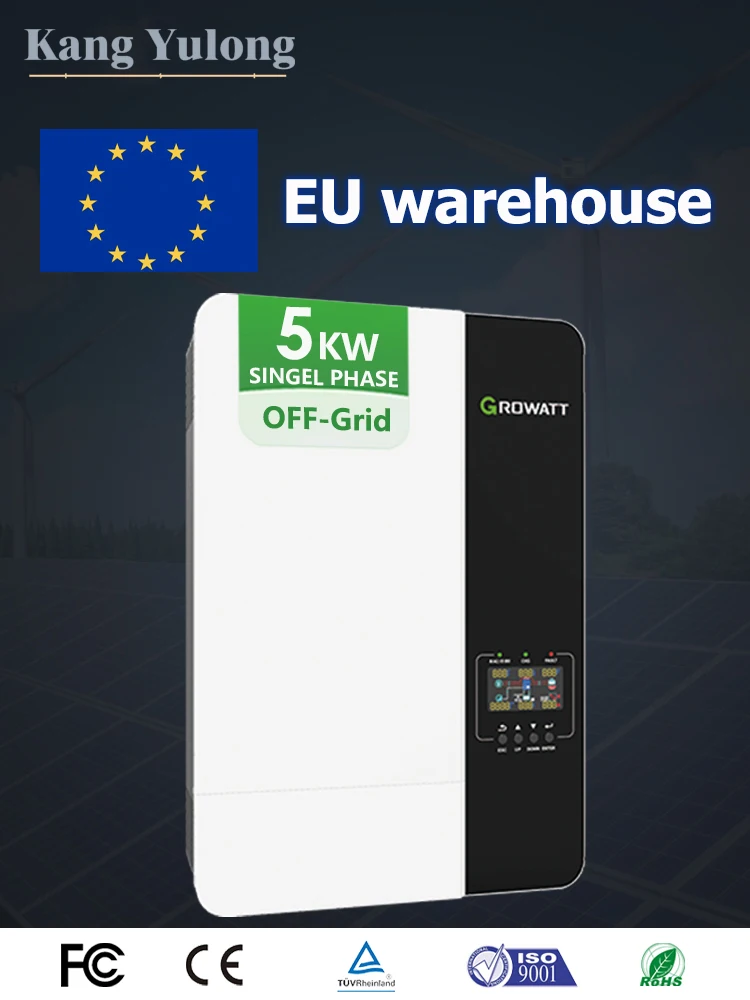 Growatt 5KW OFF Grid Inverter SPF 5000ES Eenfase 48vdc 230vac 5Kw hybride zonne-omvormer Verzending vanuit Europees magazijn - afbeelding 2