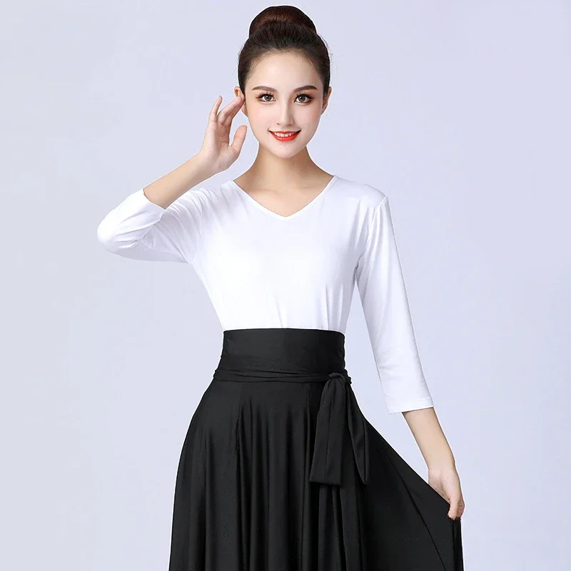 フラメンコ女性のためのスペインダンススカートベリーダンスロングドレスビッグスイングスカートグラデーションカラーパフォーマンスジプシースカート