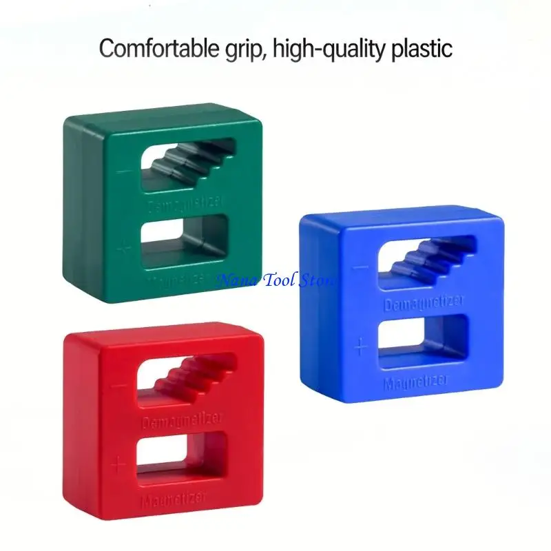 31GJ 3Pcs Double Function Screwdriver Magnetizer Demagnetizer Tool For DIY And Professional Quick Magnetization