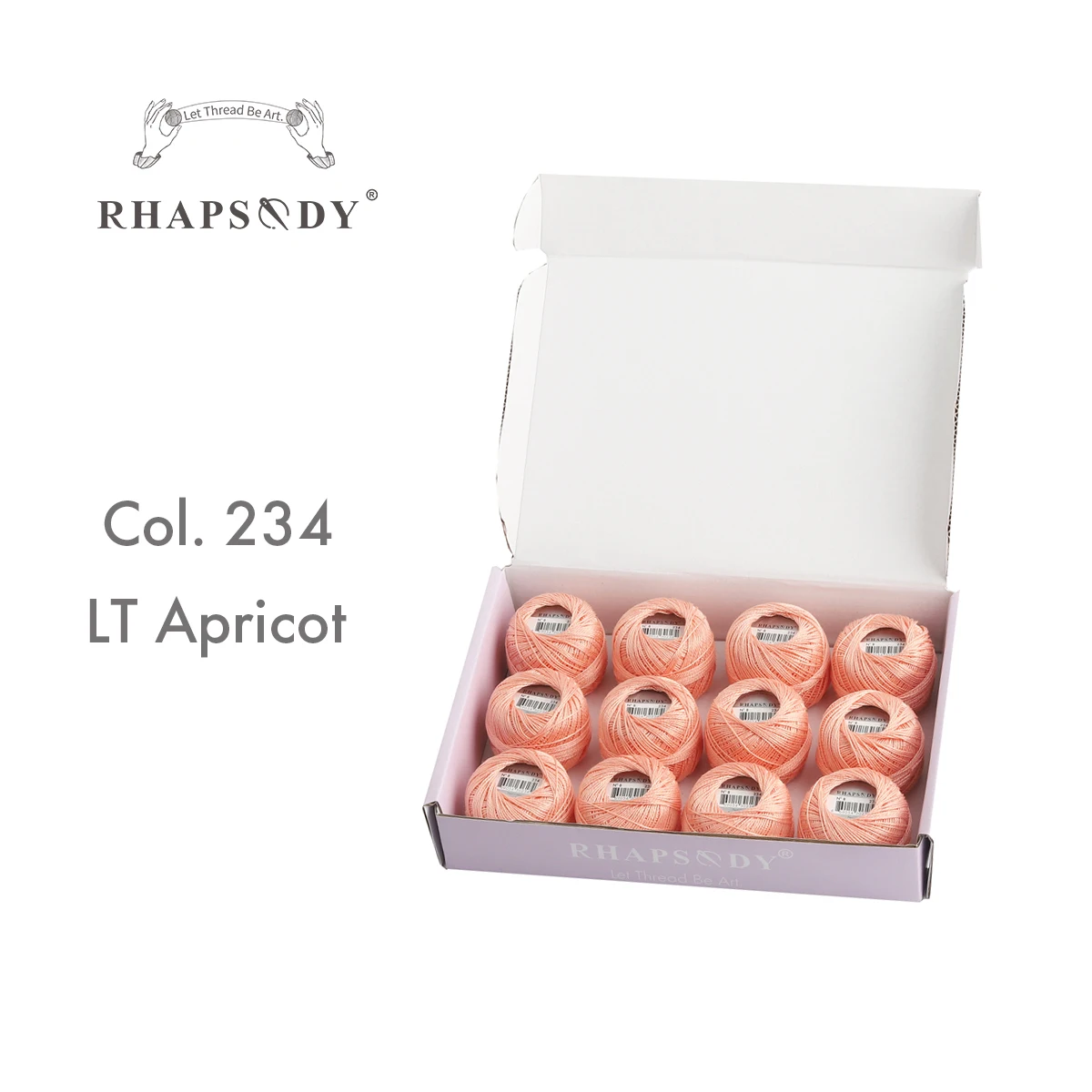 Rhapsody Größe 8, Perlen-Baumwoll-Häkelfaden-Stickerei, doppelt merzerisierte lange Stapel, ägyptische Baumwolle, DMC-Qualität, 12 Bälle, 43 YDS – Detail 27