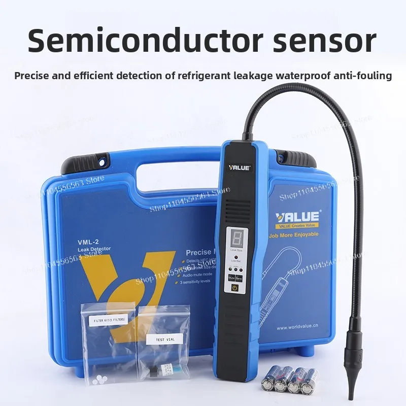 Детектор утечки хладагента VML-1 — Галогенный тестер газа для R22/R410A/R32 (систем переменного тока и холодильника) ​