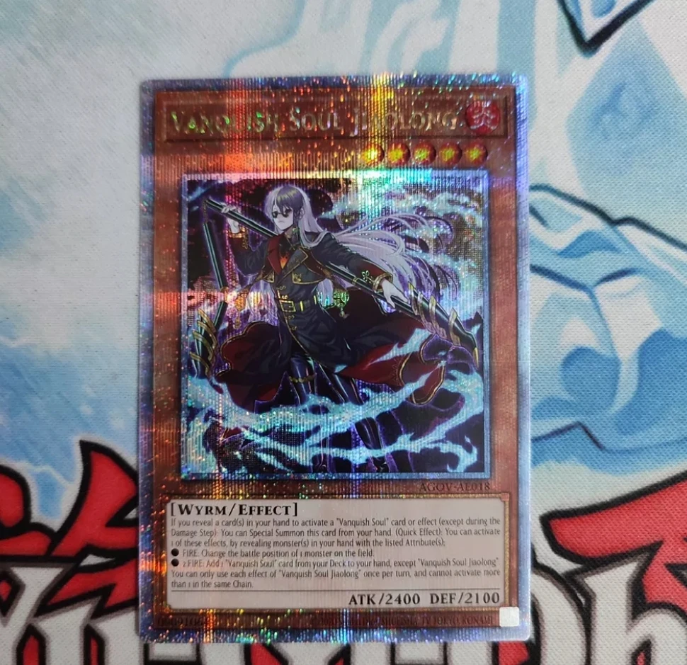 

Yugioh KONAMI Duel Monsters AGOV-AE018 Vanquish Soul Jiaolong 25th Quarter Century Secret Asian English Collection Mint Card