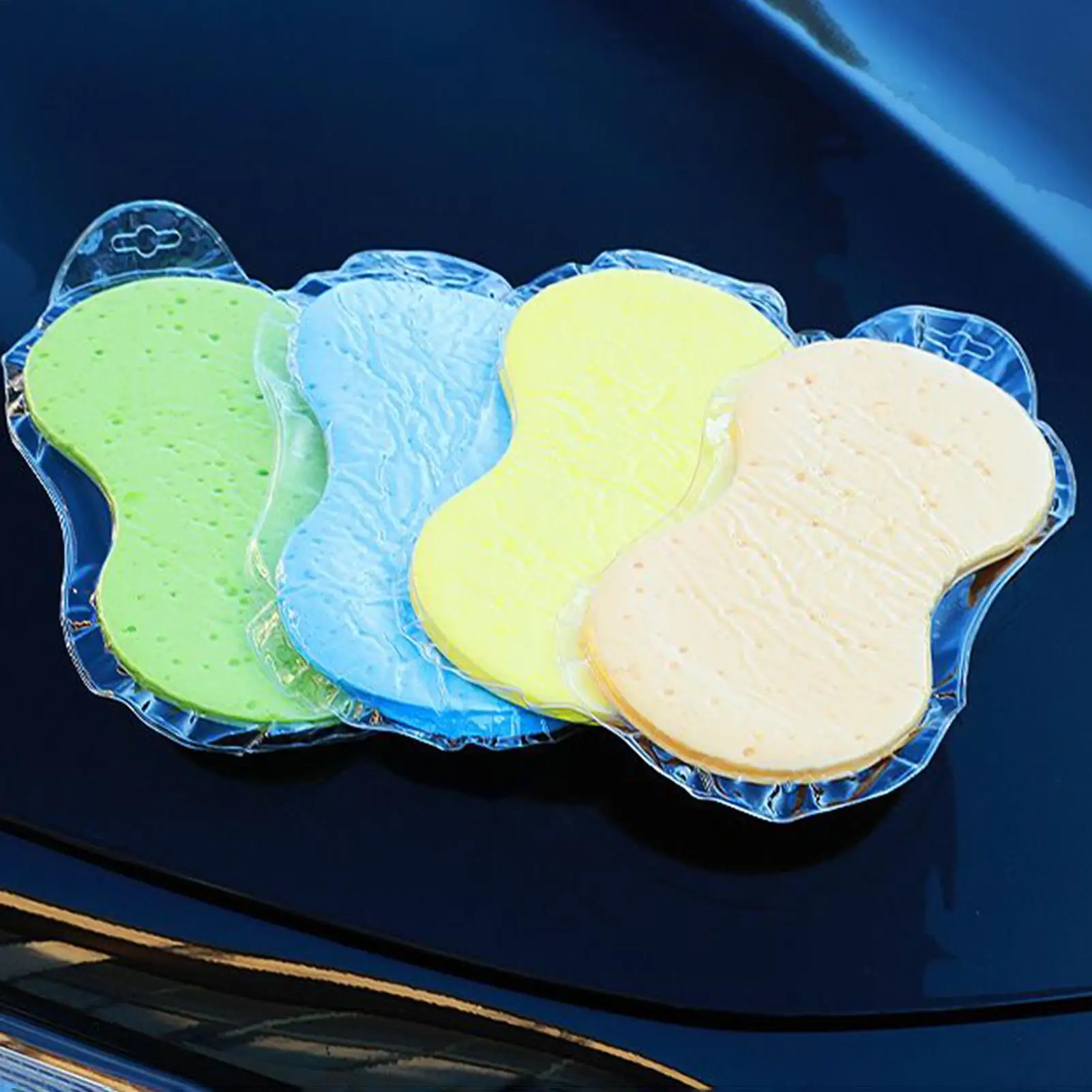 

Honeycomb Car Wash Sponge, Scratch-Free Cleaning Sponge For Car Truck RV Automotive Exterior Interior Wash Pad For Household Use