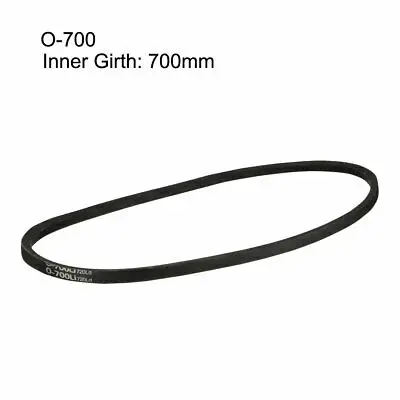 0-700 V Belt Machine Transmission Rubber Replacement Drive Belt Black