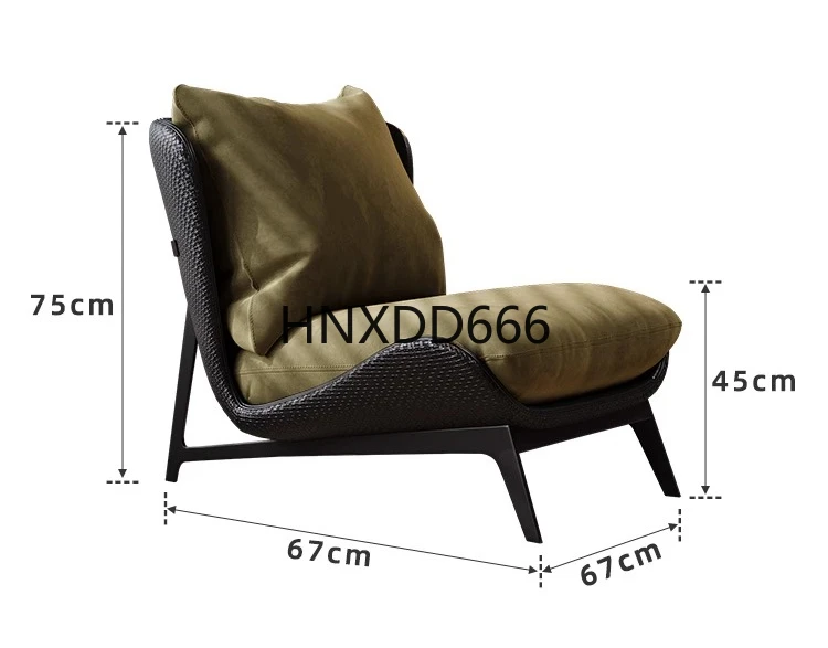 

Minimalist single sofa bedroom balcony lazy lounge chair