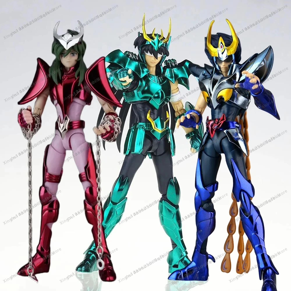 Saint Seiya Myth Cloth EX Final Phoenix Ikki Dragon Shiryu Andromeda ShunV3 Knights of Zodiac Metal Armor Action Figure GT Model