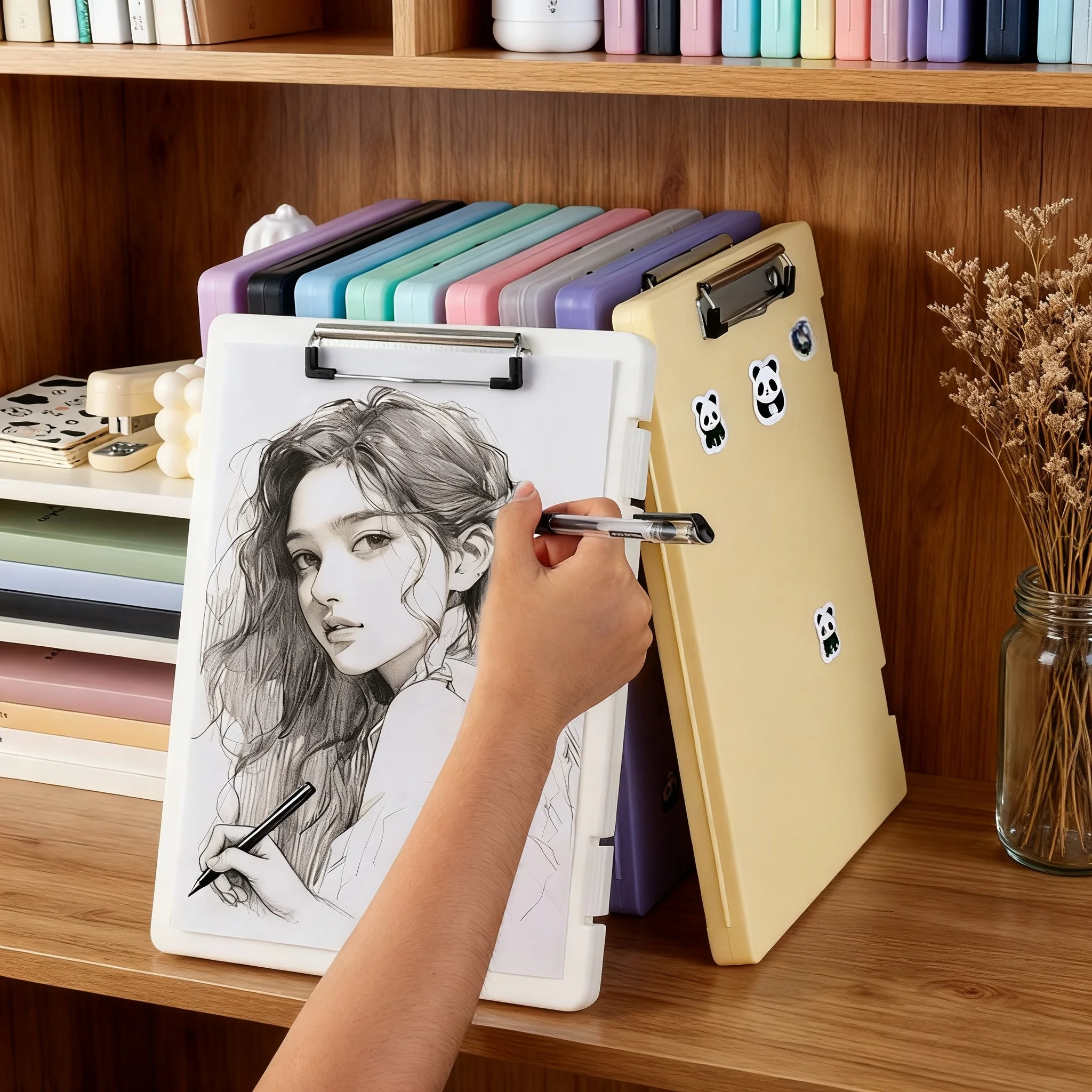 A4 Multifunctional Folder, New Writing Pad, Special Organizer for Test Papers, Transparent Document Holder