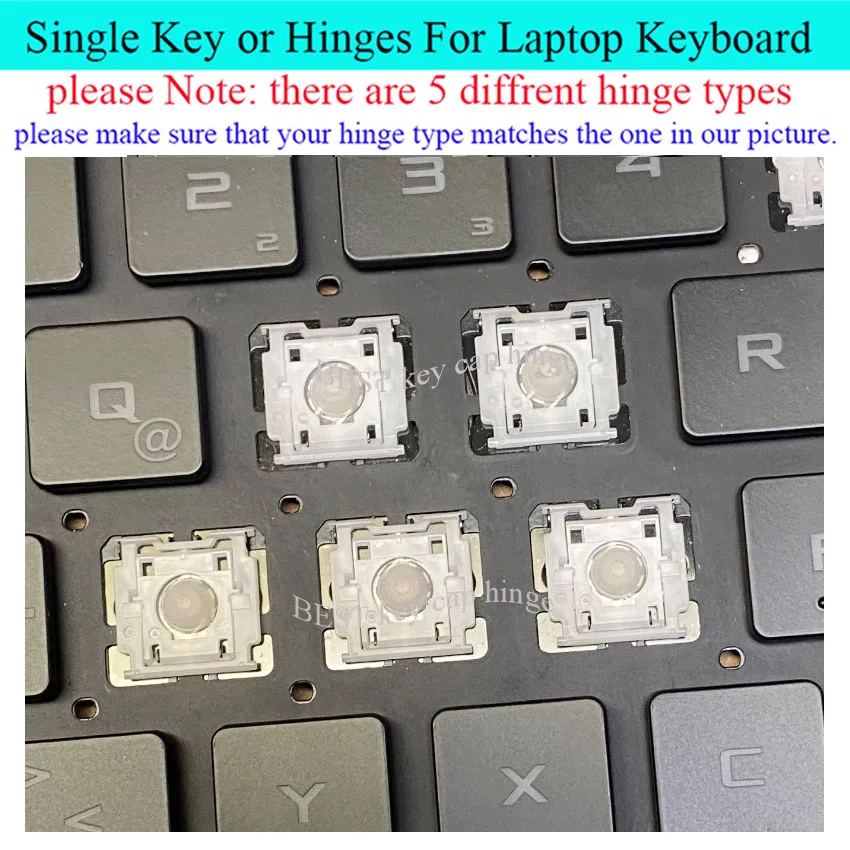 

Single Keyboard Key hinge Rubber For Asus Zephyrus G15 GA503 GA503Q GA503QR GA503QS M16 GU603 GU603H keycap