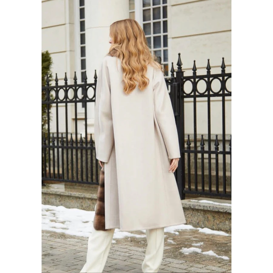 Cashmere Coat Women Luxury Long Wool Coats Women High Quality Woolen Jackets For Grils Best Seller