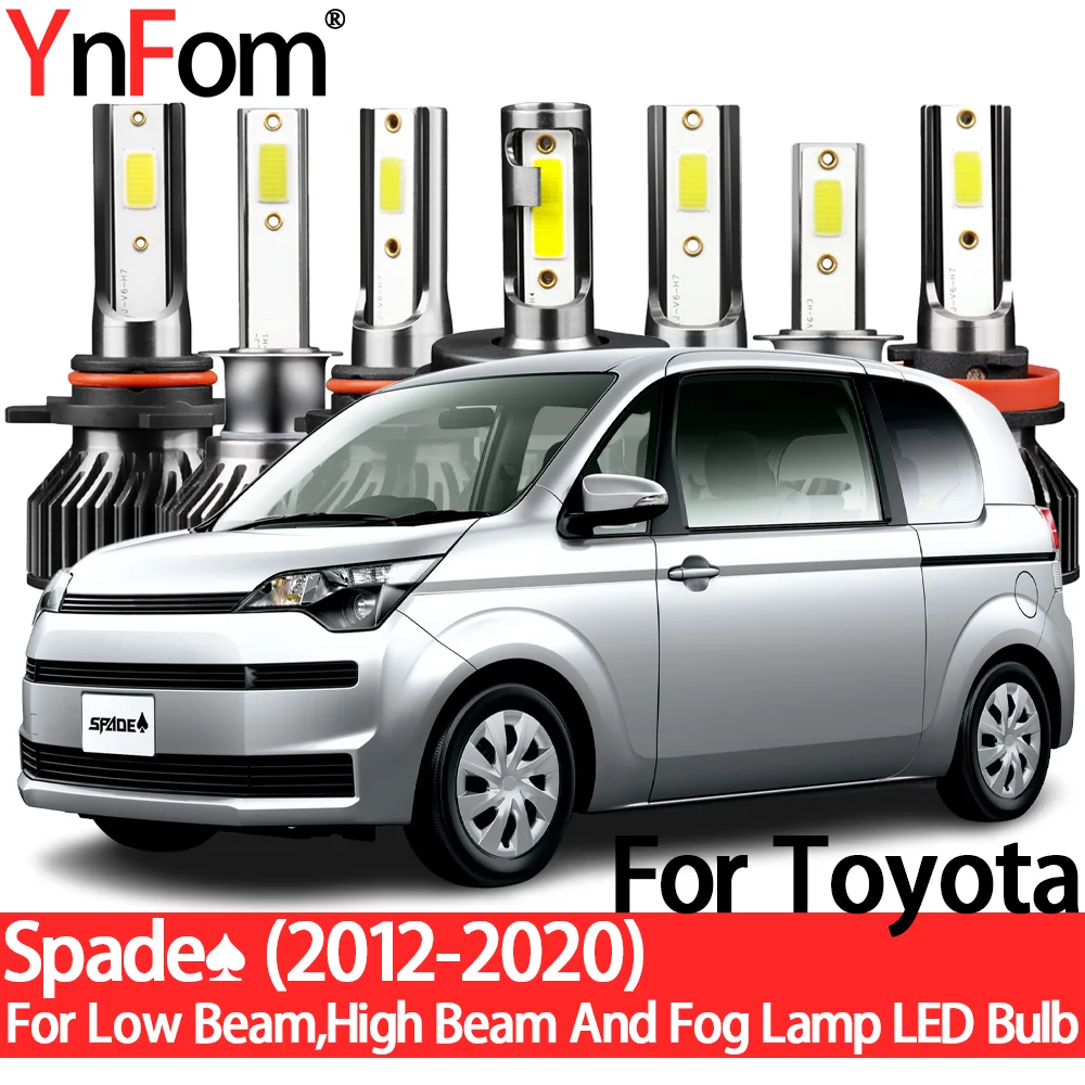 

YnFom Toyota специальный комплект светодиодных фар для лопатки♠P14 2012-2020 ближний свет, дальний свет, противотуманная фара, автомобильные аксессуа...