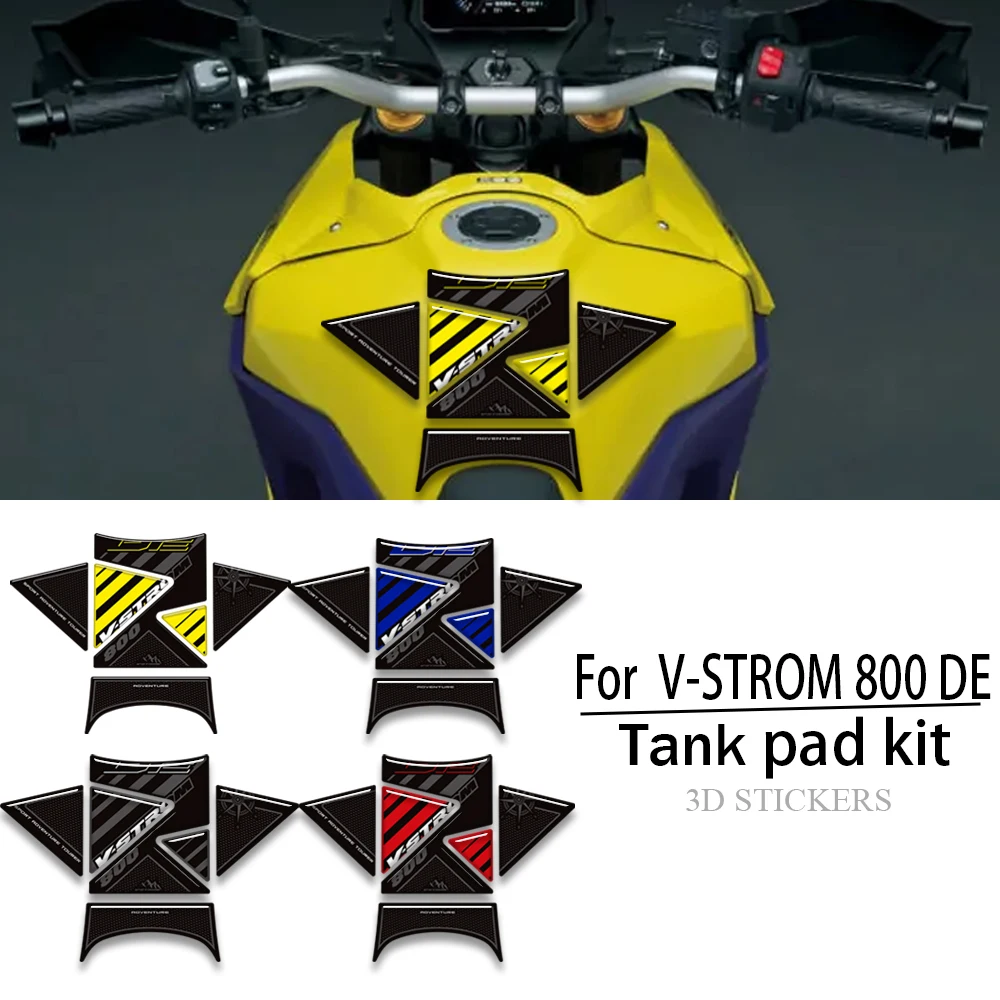 

Наклейка на мотоцикл V-Strom 800 SE, 3D защитная наклейка из эпоксидной смолы для V-Strom 800 SE Adventure 2023 2024 2025, комплект наклеек