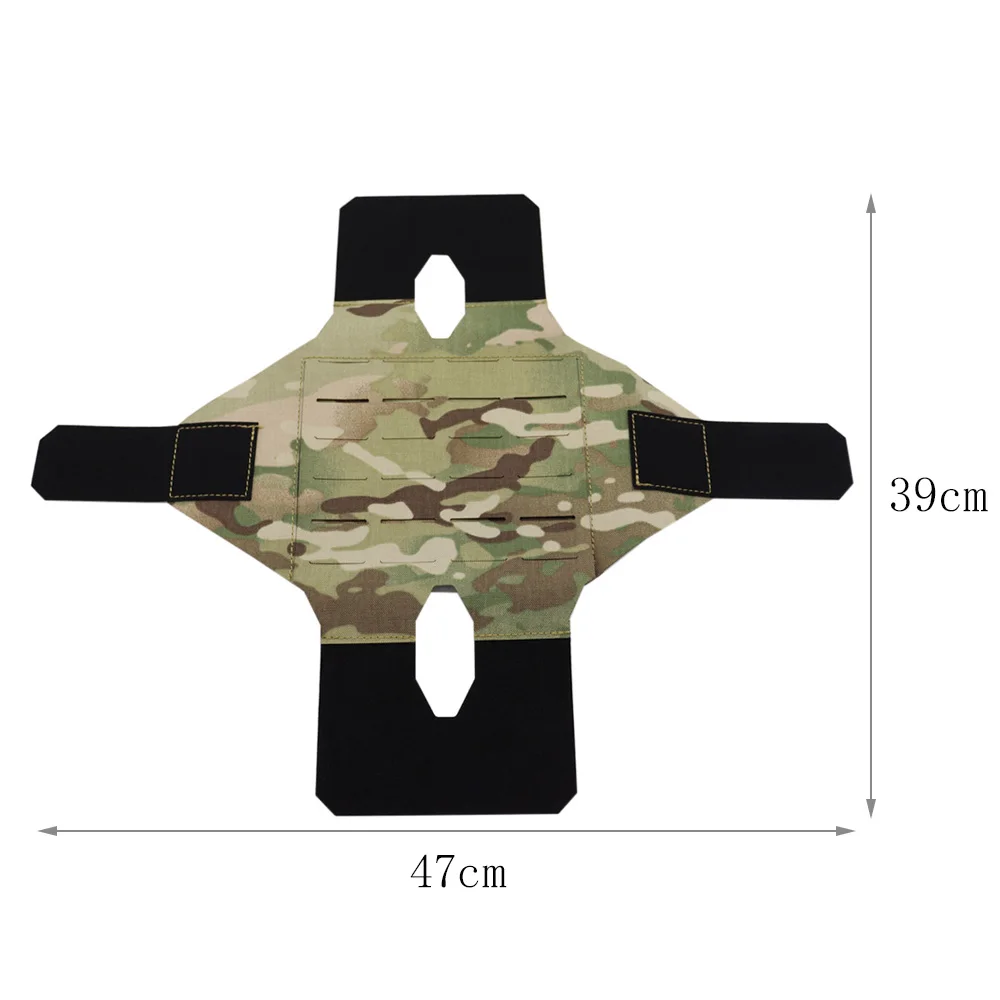 Tactische Vest Zijplaatzak Molle Jacht Camouflage Zijpaneeltas Voor Jpc Fcpc Fcsk Vest 6X6 "6X8'' Plaat