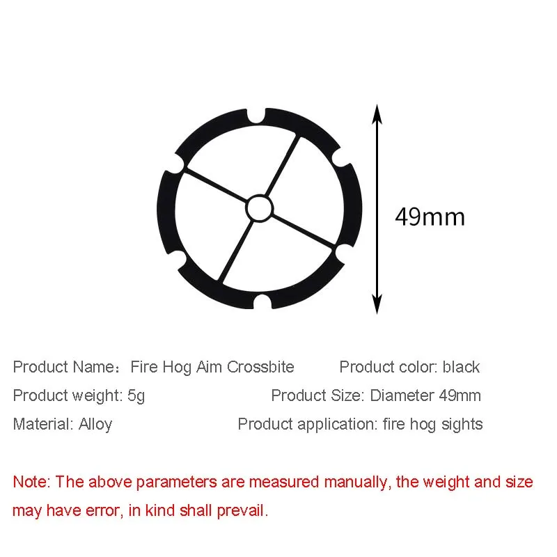 1pc Bow Sight Core Cross Circle Aiming Core Aiming assist improves accuracy For Compound Bow Shooting Hunting Accessory